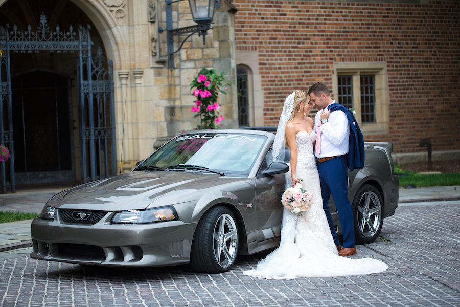 bride and groom with SALEEN