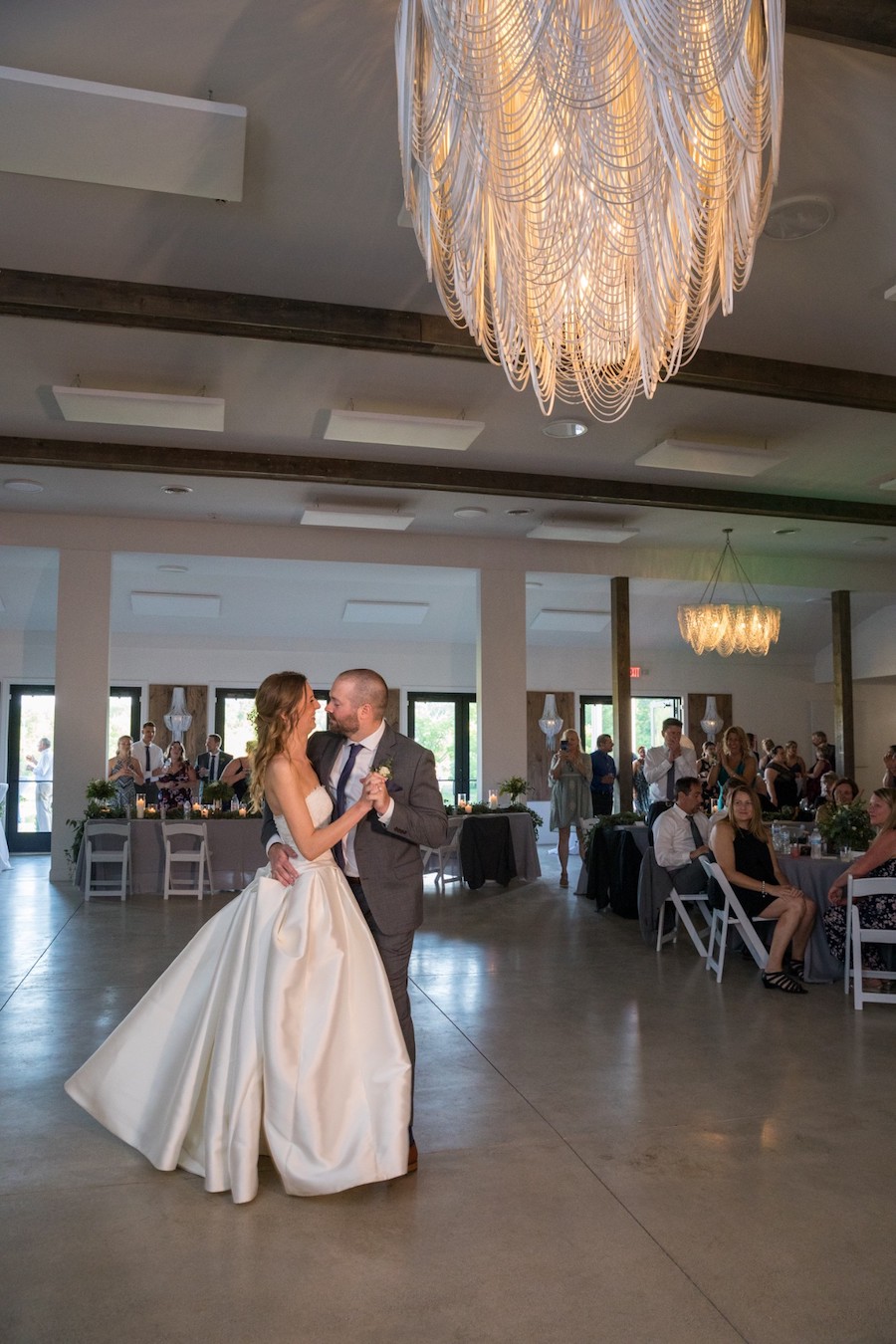 The Oakley Wedding Venue first dance indoors