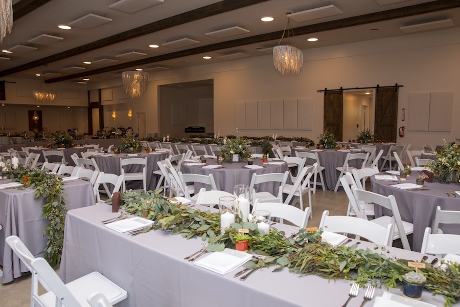 The Oakley Wedding Venue reception hall