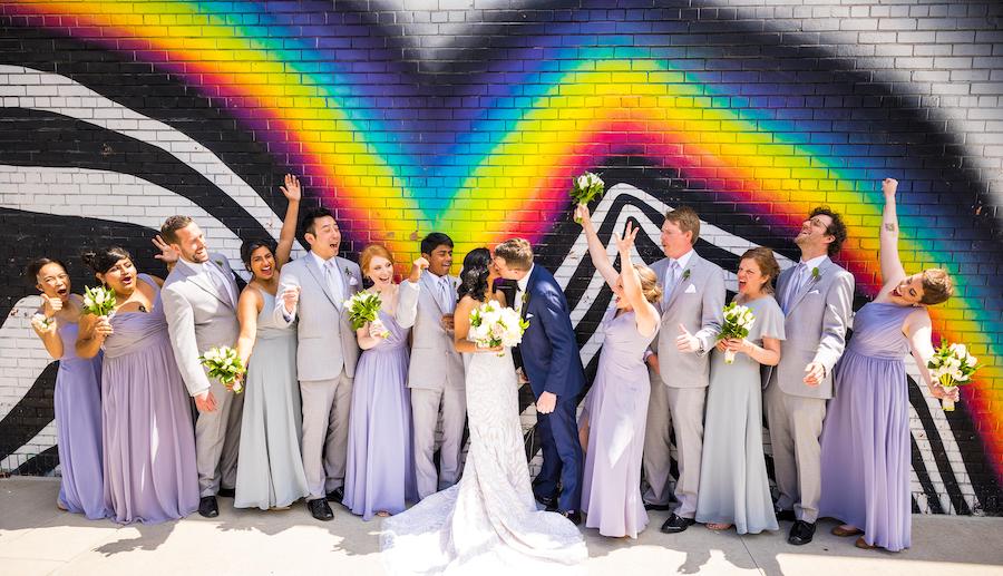 bridal party at eastern market