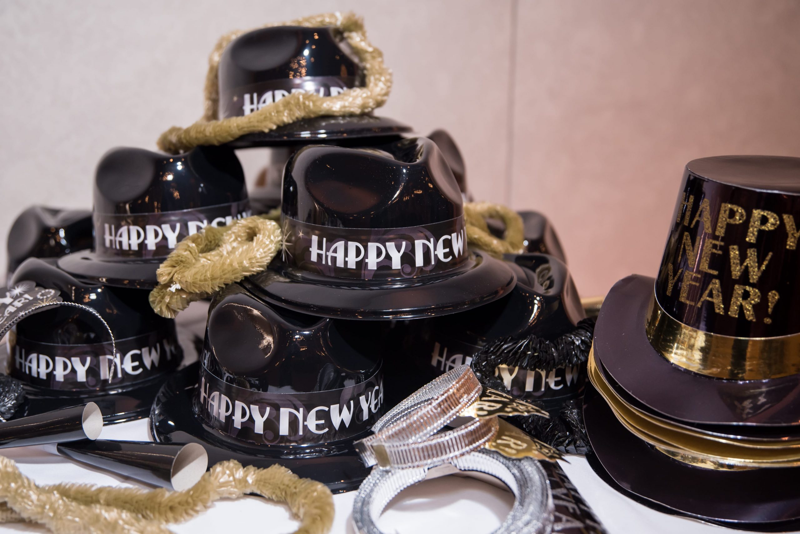 happy new year hats