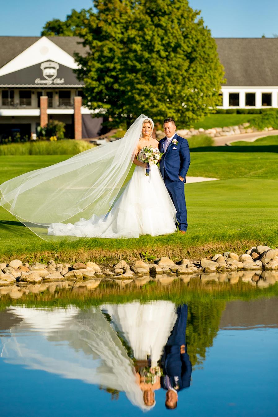 cassie and brandon at great oaks country club