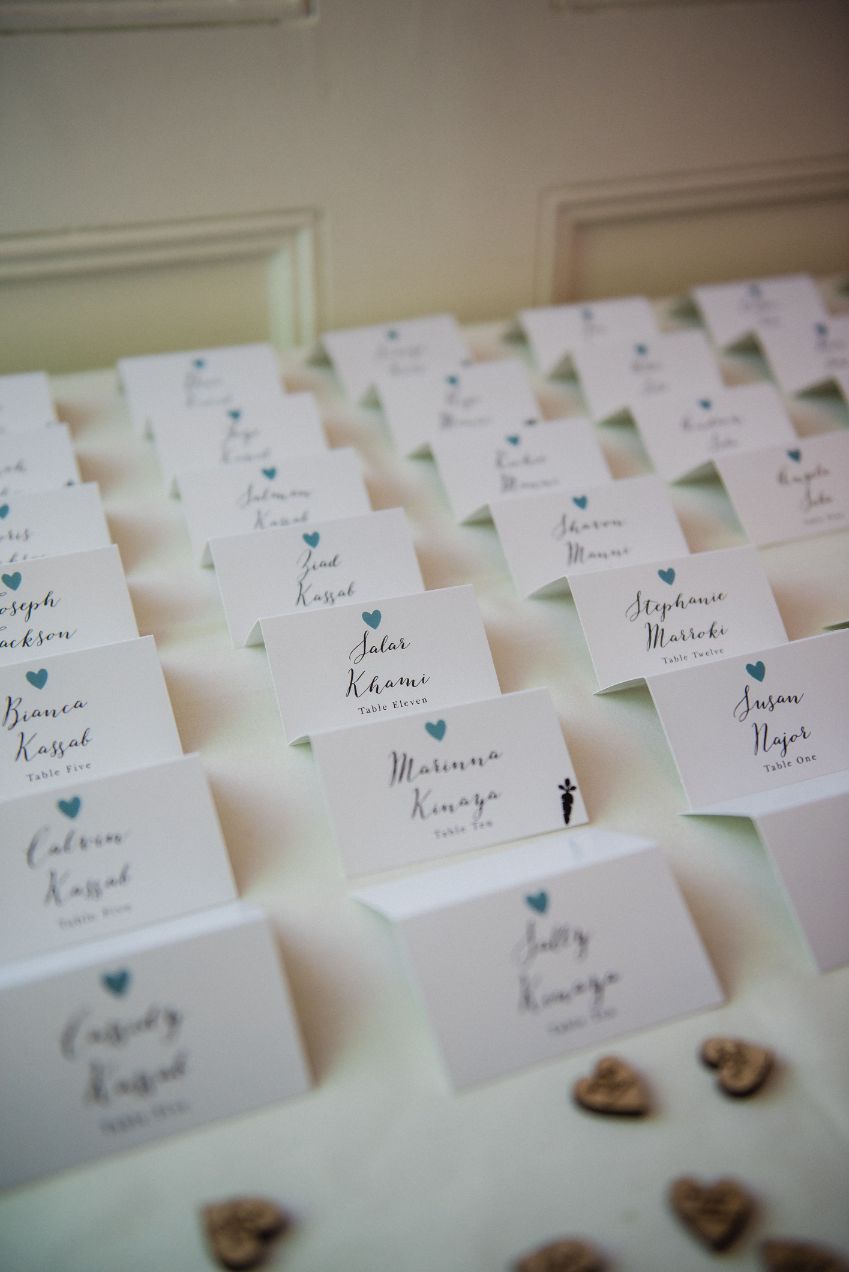 seating cards