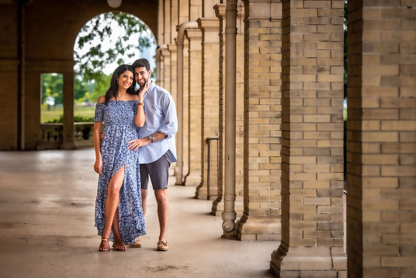 engagement session in detroit