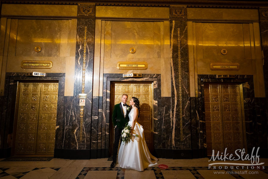 Fisher Building wedding photography