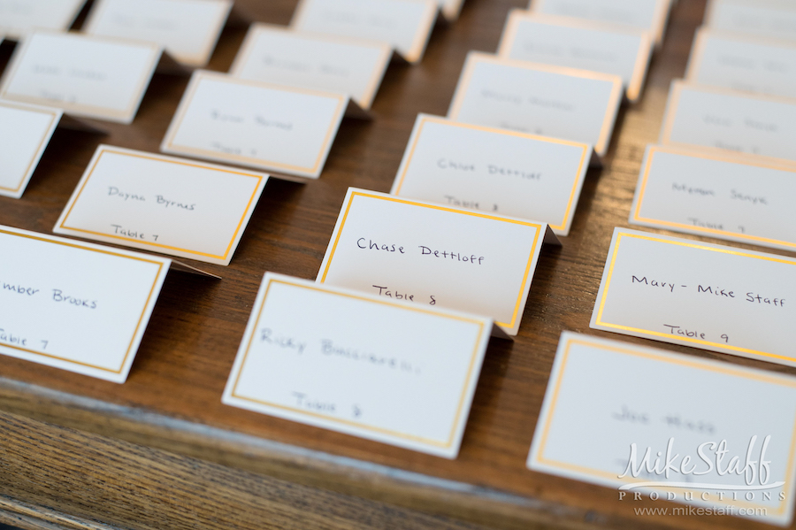 guest place cards brooks wedding