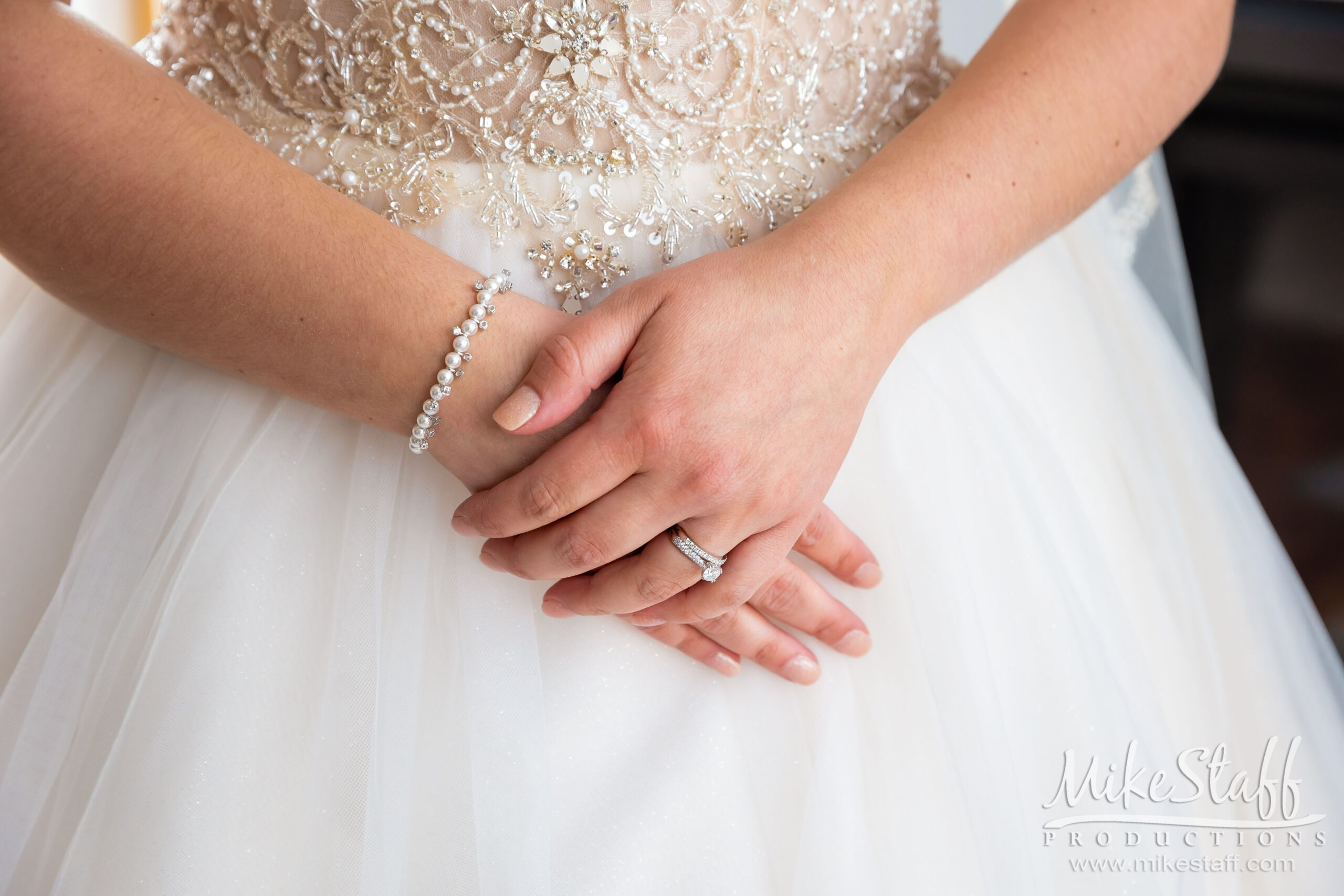 bride's ring and bracelet