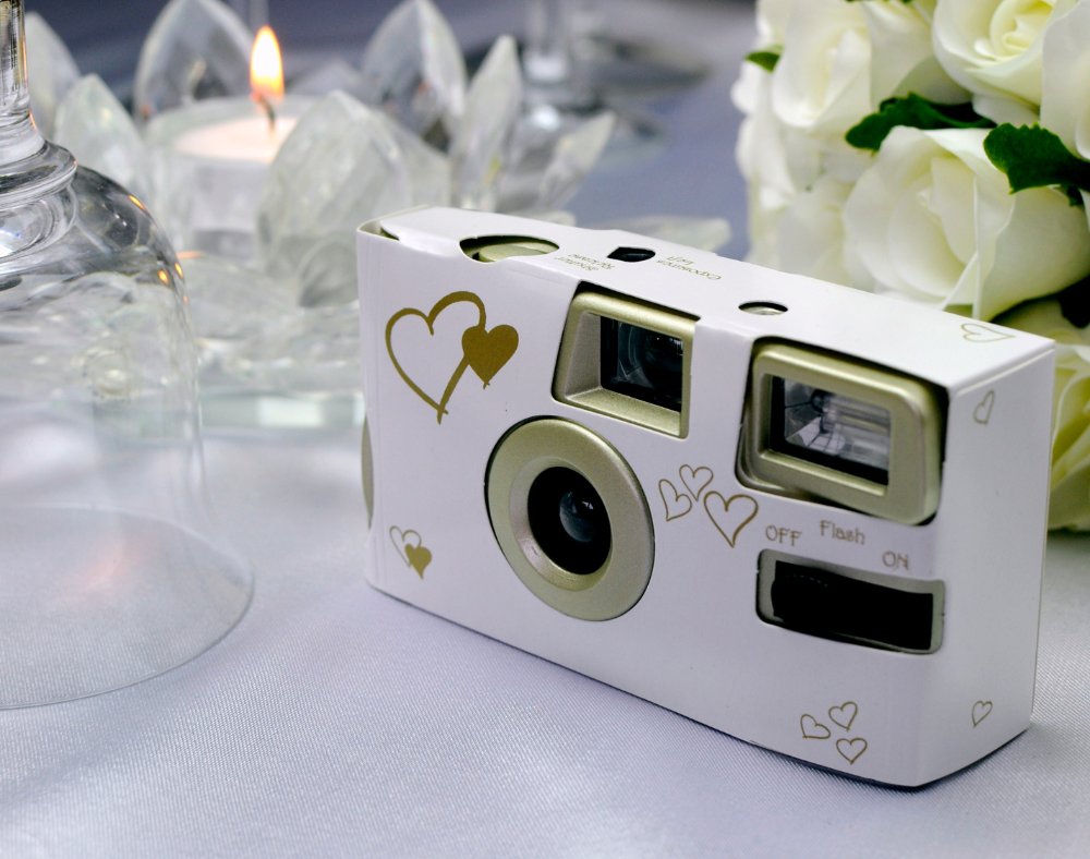 disposable-camera-at-wedding-reception