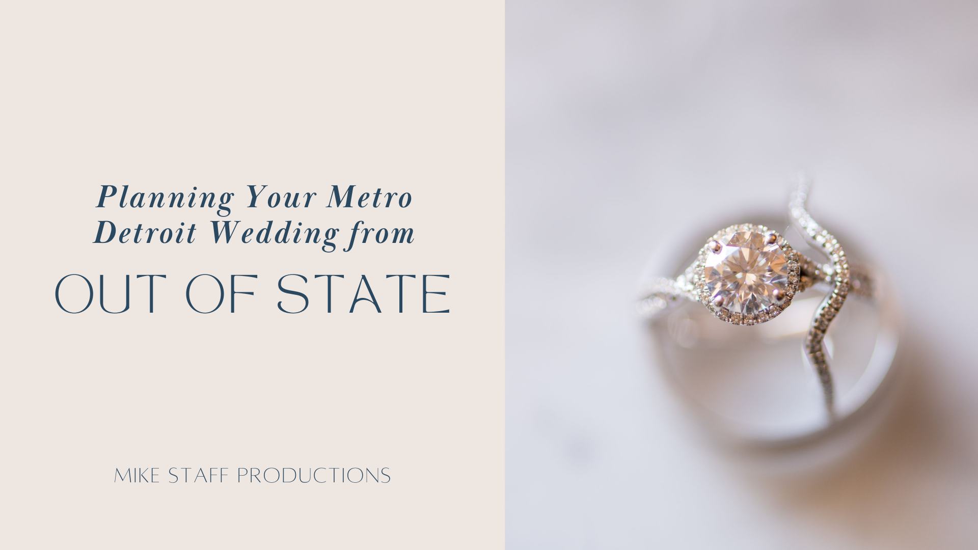 planning your metro Detroit wedding from out of state